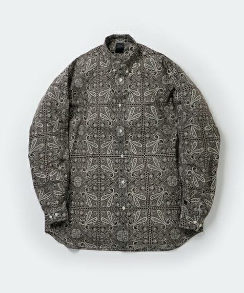 ＜DAIWA PIER39＞TECH BUTTON DOWN L/S SHIRT PAISLEY