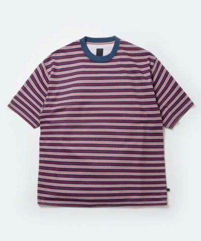 DAIWA PIER39＞TECH DRAWSTRING MULTI BORDER S/S TEE | MAKES ONLINE