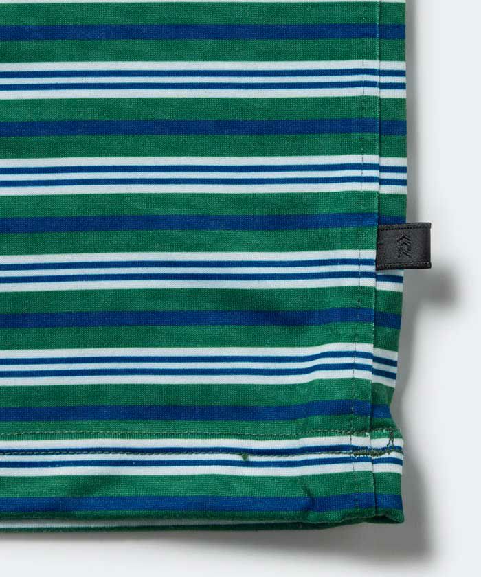 DAIWA PIER39＞TECH DRAWSTRING MULTI BORDER S/S TEE | MAKES