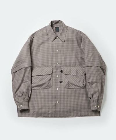 24ss新品未使用 daiwa pier39 OPEN COLLAR SHIRTオープンカラーシャツ
