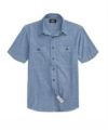 ＜RRL＞INDIGO CHAMBRAY WORK S/S SHIRT(MNRRWOV1N820047)