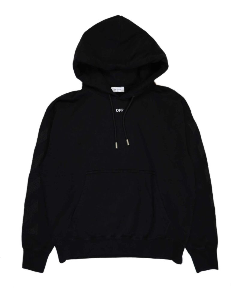 ＜Off-White＞CORNELY DIAGS SKATE HOODIE（OMBR24-RTW0127）
