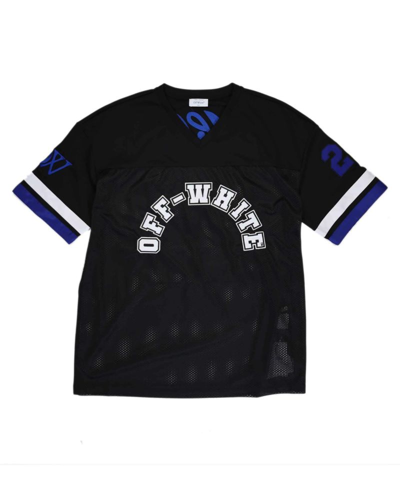 ＜Off-White＞FOOTBALL MESH S/S TEE（OMAR24-RTW0062）