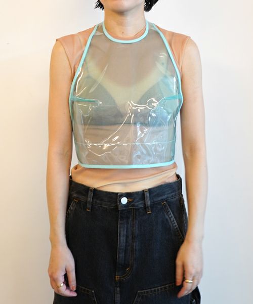 FUMIKA＿UCHIDA＞VINYL/TULLE BIB | MAKES ONLINE STORE