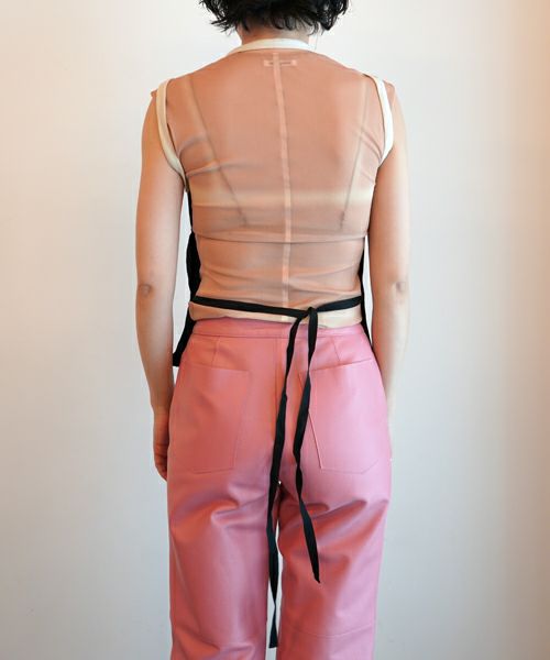 FUMIKA＿UCHIDA＞TRIMMED APRON TEE | MAKES ONLINE STORE