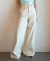 ＜FUMIKA＿UCHIDA＞DENIM HIGH-WAIST BUGGY PANTS