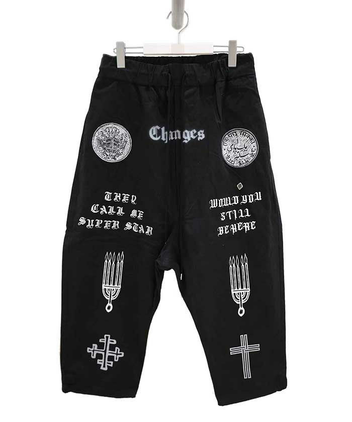 Children of the discordance＞MEMORIAL PRINT TROUSERS | MAKES ONLINE STORE