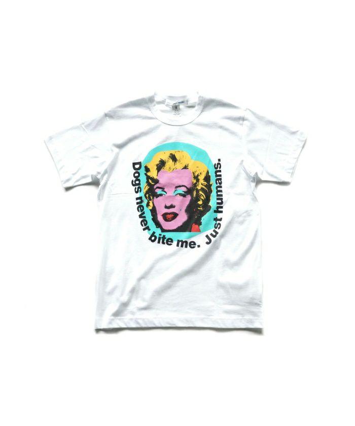 ＜COMMEdesGARCONS SHIRT＞CDG SHIRT×Andy Warhol S/S T-SHIRT ＂Marilyn Monroe＂(FＭ-Ｔ005-051)