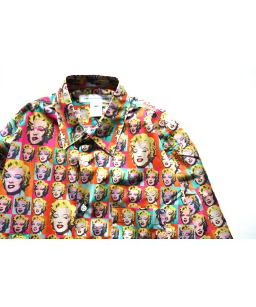 COMMEdesGARCONS SHIRT＞CDG SHIRT×Andy Warhol OVER PRINT SHIRT