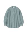 ＜Graphpaper＞Broad L/S Oversized Band Collar Shirt(GL241-50007STB)