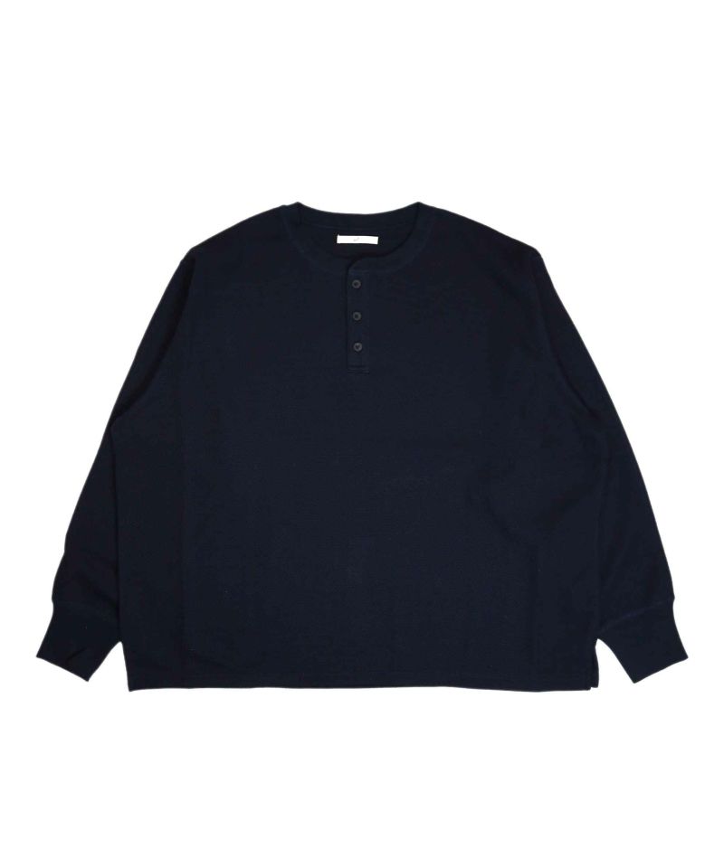 ＜mill＞THERMAL HENLEY NECK SHIRT