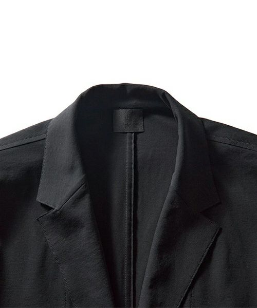 山内 強撚フリーカットポンチ ジャケット 山内＞強撚フリーカットポンチ・テーラードジャケット | MAKES