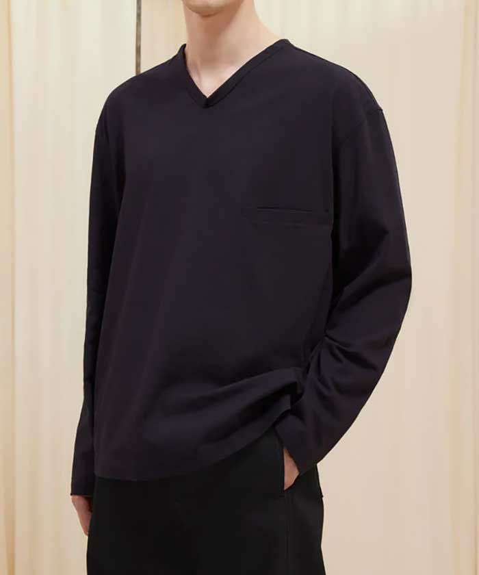 ロンハーマンLEMAIRE ルメール 22SS V-NECK SHIRT 48サイズ48 - トップス