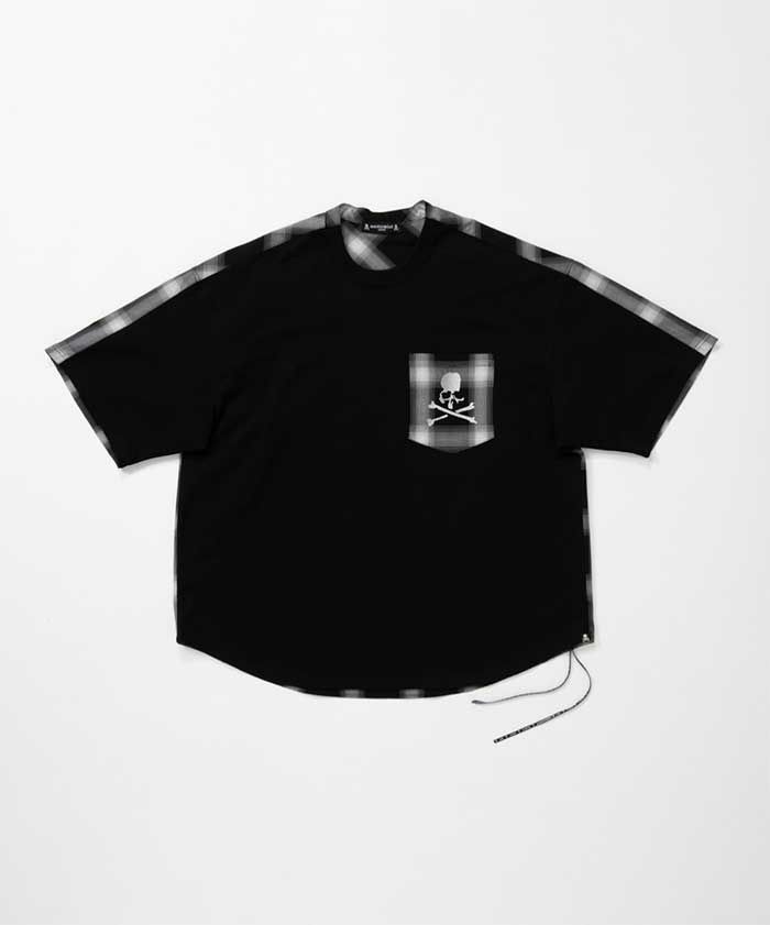 ＜mastermind JAPAN＞COMBINED CHECK TEE