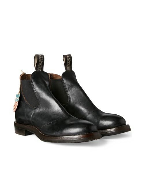 ＜RRL＞HAND BURNISHED LEATHER CHELSEA BOOTS(MARRFTW0D720018)