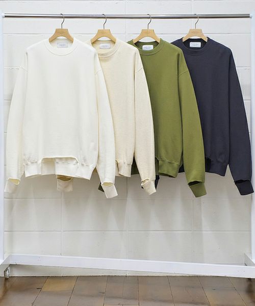 ＜UNUSED＞Crew neck sweat