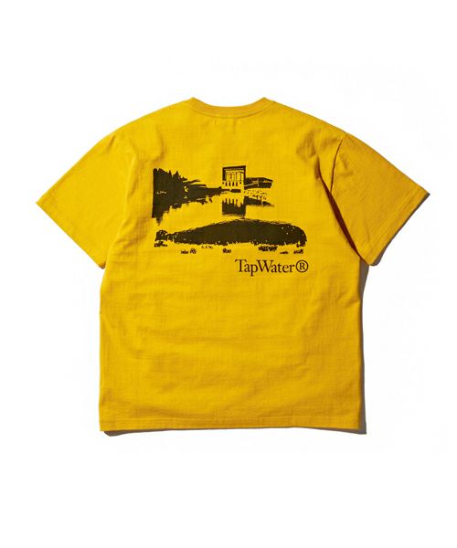 ＜TapWater＞Waste Cotton Printed S/S Tee