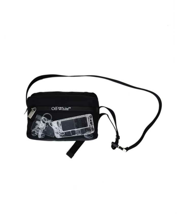 ＜Off-White＞OUTDOOR CAMERA BAG X-RAY（OMNR24-SLG0260）