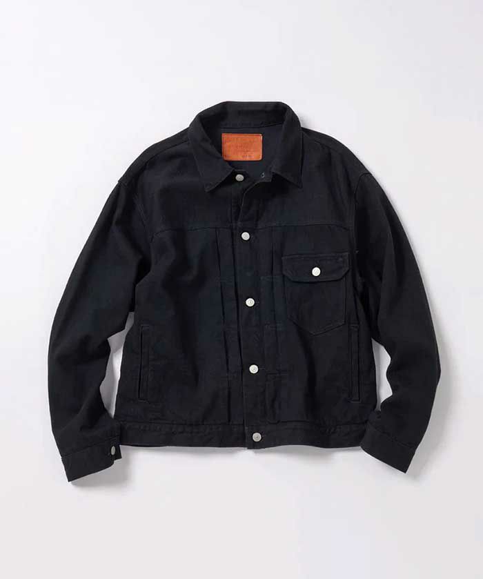 ＜GOLD＞11.5oz. DENIM PLEATED BLOUSE