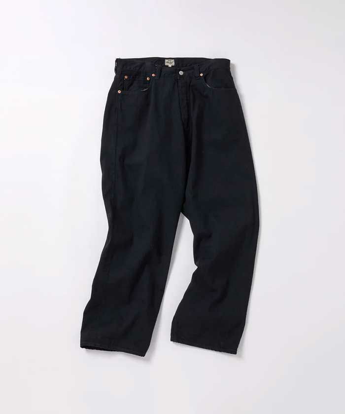 ＜GOLD＞11.5oz. DENIM 5POCKET WIDE PANTS