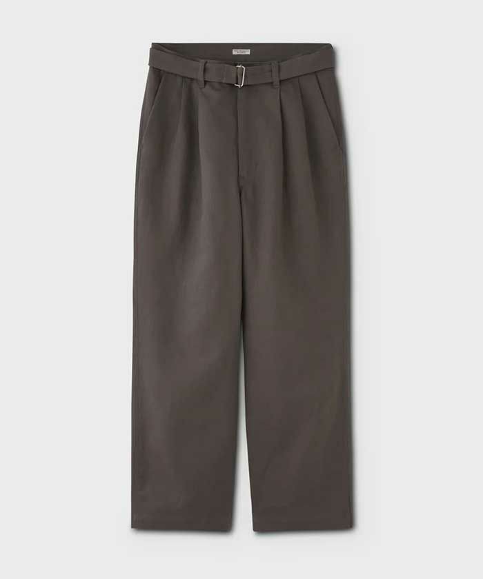 PHIGVEL＞C/P BELTED 2TUCK TROUSERS | MAKES ONLINE STORE