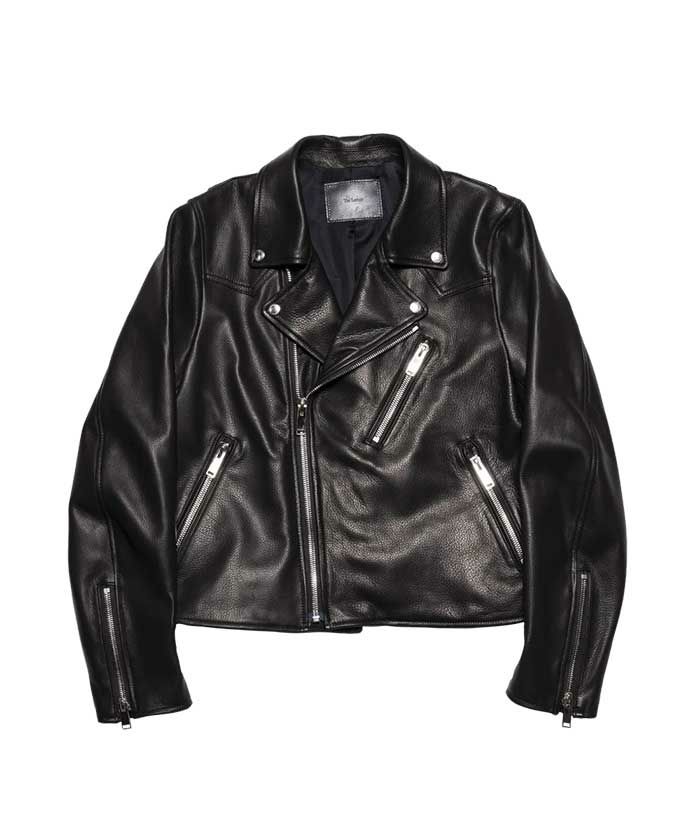 ＜The Letters＞MOTORCYCLE JACKET SHORT -GOAT SKIN-