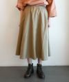 ＜SOFIE D'HOORE＞wide midi skirt with big patched pockets