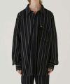 ＜Tamme＞OMBRE STRIPE MILITARY SHIRT