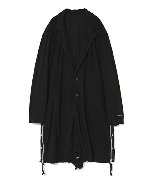 UNDERCOVER＞TEEカスタムサイドハトメZIPチェスターコート(UC1D4303  