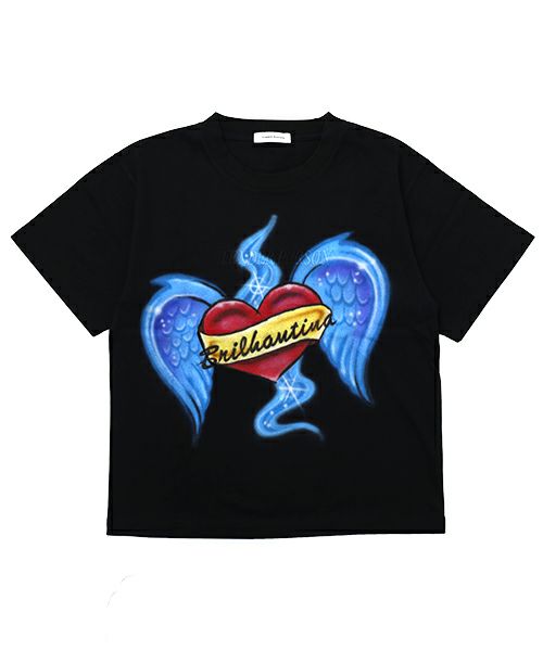 ＜TENDER PERSON＞AIRBRUSHED ROCK HEART TEE