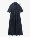 ＜Graphpaper＞Fine Smooth Mock Neck Panel Line Dress