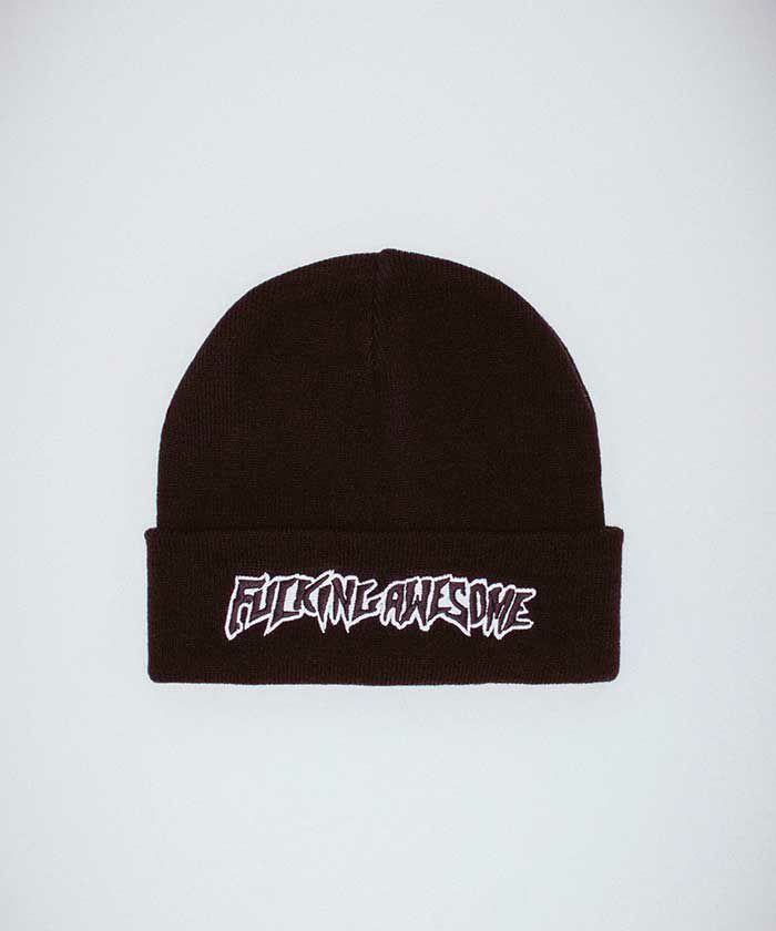 ＜Fucking Awesome＞Stamp Logo Cuff Beanie