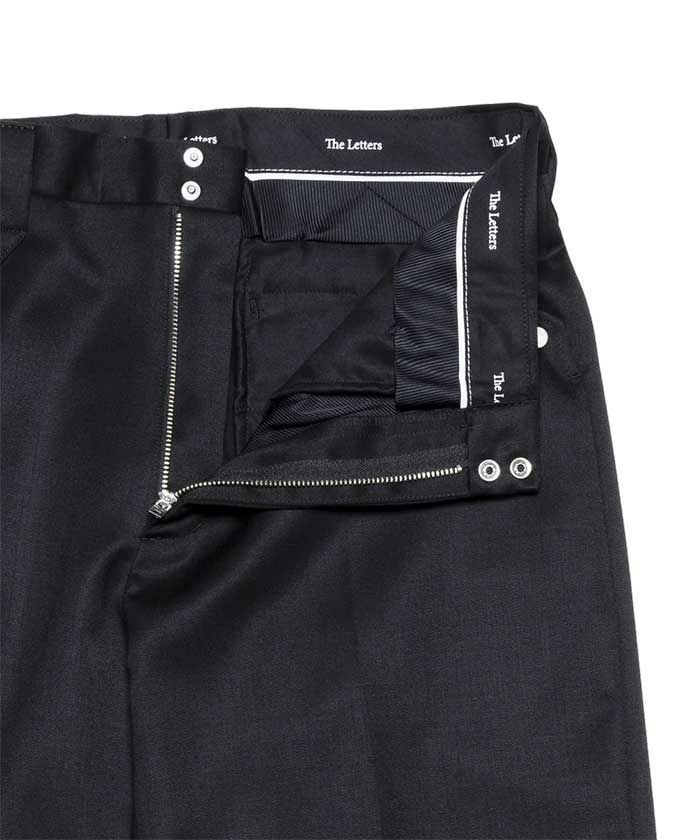 The Letters＞WESTERN WIDE TROUSERS -WOOL SATIN- | MAKES ONLINE STORE