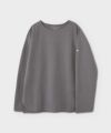 ＜PHIGVEL＞RASCHEL BORDER BOAT NECK LS TOP