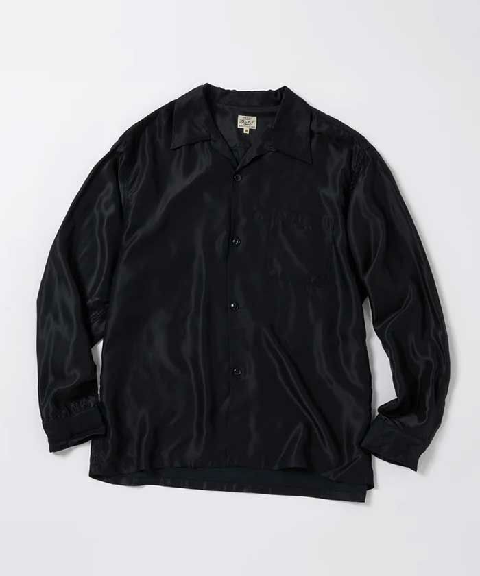 ＜GOLD＞ACETATE SUKA SHIRT