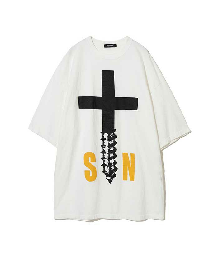 ＜UNDERCOVER＞BIG TEE CROSS SCREW SN(UC1D4893-2)