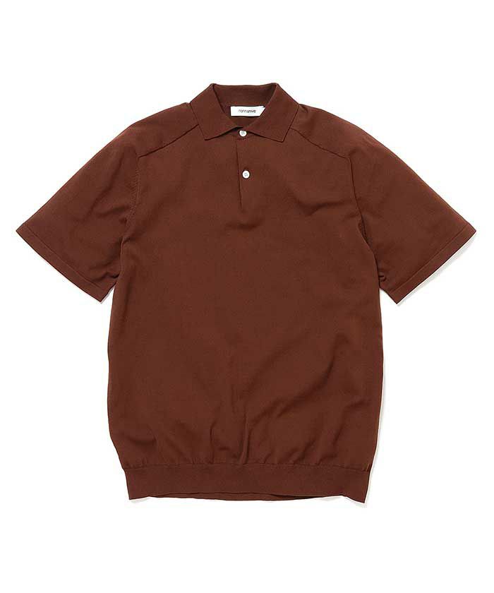 nonnative＞DWELLER S/S POLO SWEATER C/P YARN | MAKES ONLINE STORE