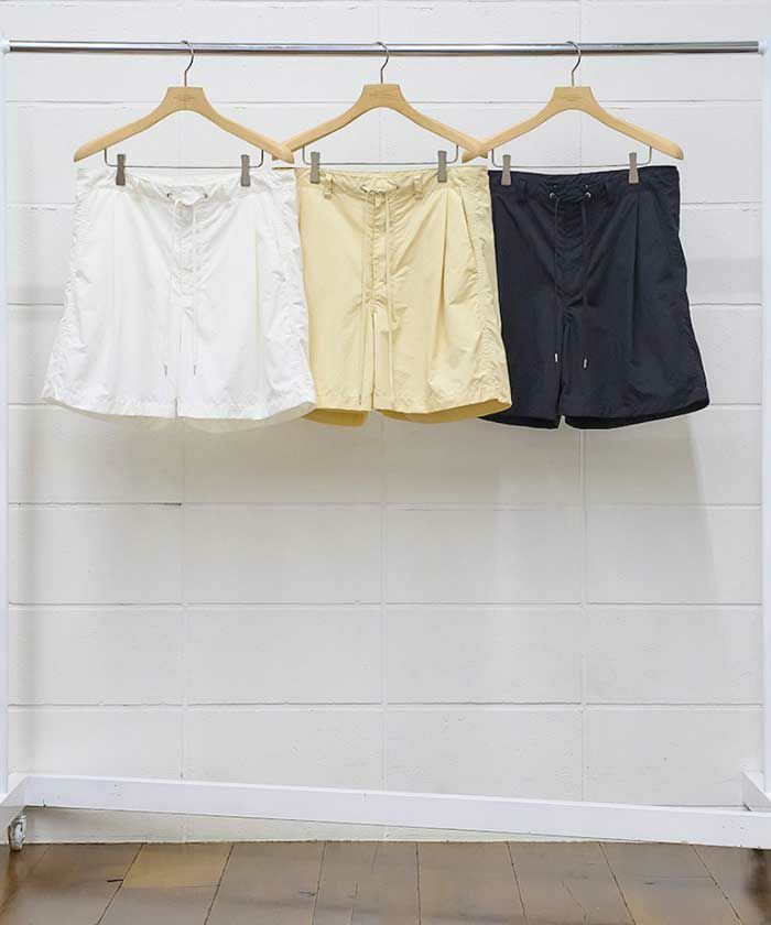 ＜UNUSED＞Nylon wide shorts