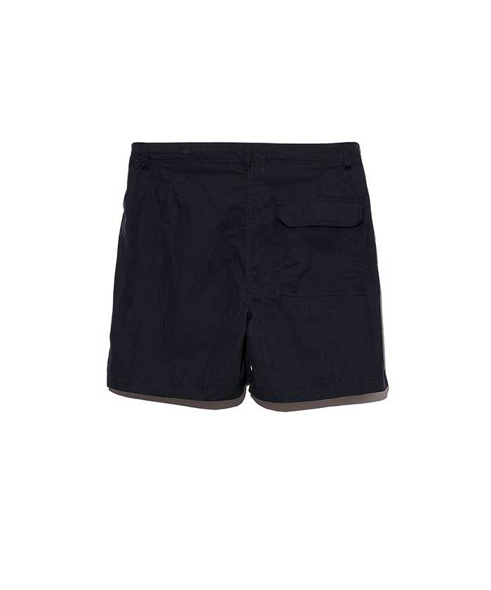 UNUSED＞Nylon wide shorts | MAKES ONLINE STORE
