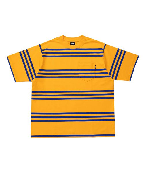 ＜LQQK Studio＞S/S RUGBY WEIGHT POCKET TEE