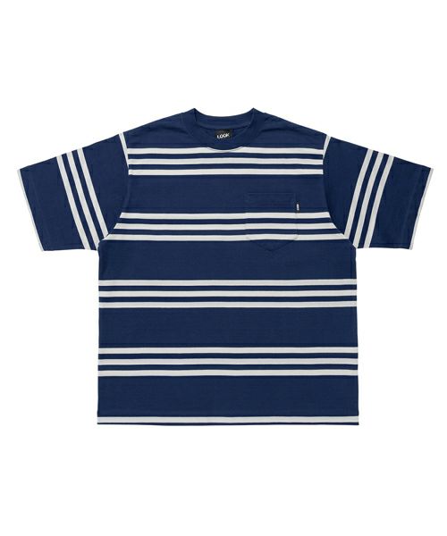 ＜LQQK Studio＞S/S RUGBY WEIGHT POCKET TEE