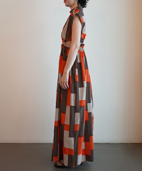 SATORU SASAKI＞JACQUARD TWISTED DRESS | MAKES ONLINE STORE