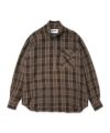 ＜Hombre Nino＞PLAID HALF ZIP SHIRT (HN0241-SH0004 )
