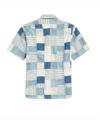＜RRL＞COTTON INDIGO PATCHWORK S/S SHIRT(MNRRWOV1N820049)