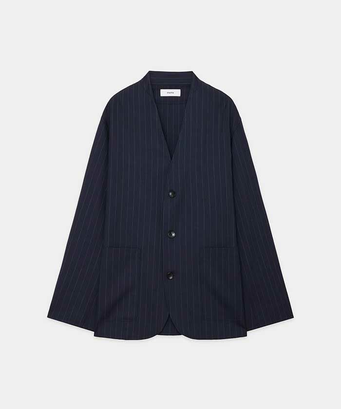 ＜MARKAWARE＞LAPELLESS JACKET