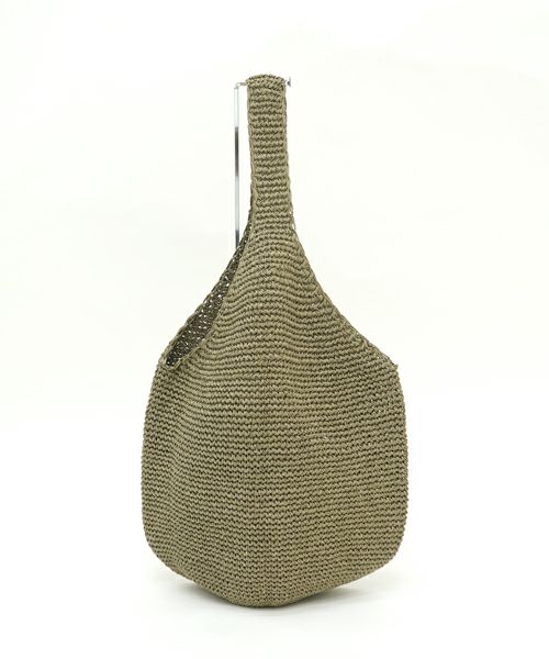 ＜Aeta＞PAPER YARN SHOULDER L（GRAY BEIGE）