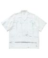 ＜BEDWIN＆THE HEARTBREAKERS＞S/S PRINTED RAYON SHIRT "GIBSON"