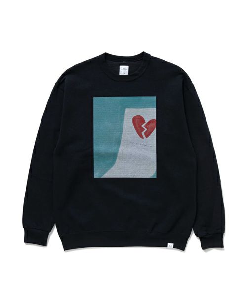 ＜BEDWIN＆THE HEARTBREAKERS＞L/S PRINTED C-NECK SWEAT "CONNERY"