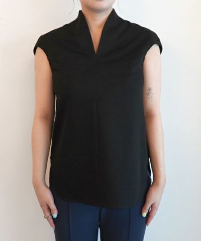 Mame Kurogouchi＞Cotton Jersey French Sleeve Top | MAKES ONLINE STORE