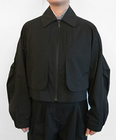 Mame Kurogouchi＞Organic Cotton Twill Short Jacket | MAKES